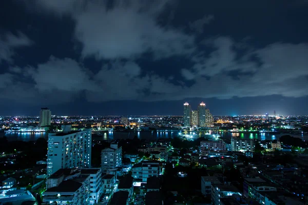 Bangkok city at night. — Stock Photo, Image