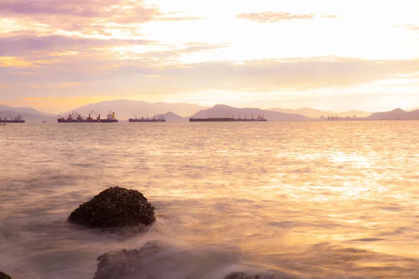 Strand am Morgen. — Stockfoto