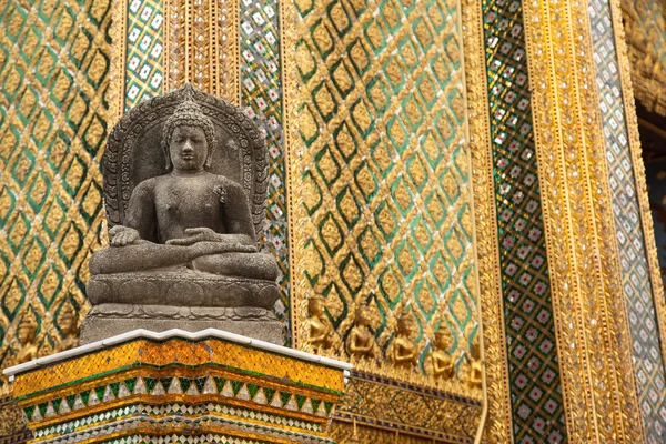 Buddha templet vägg. — Stockfoto