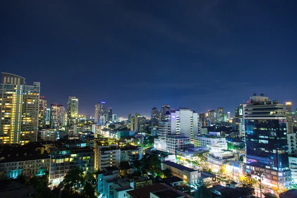 Bangkok city at night. — Stock Photo, Image