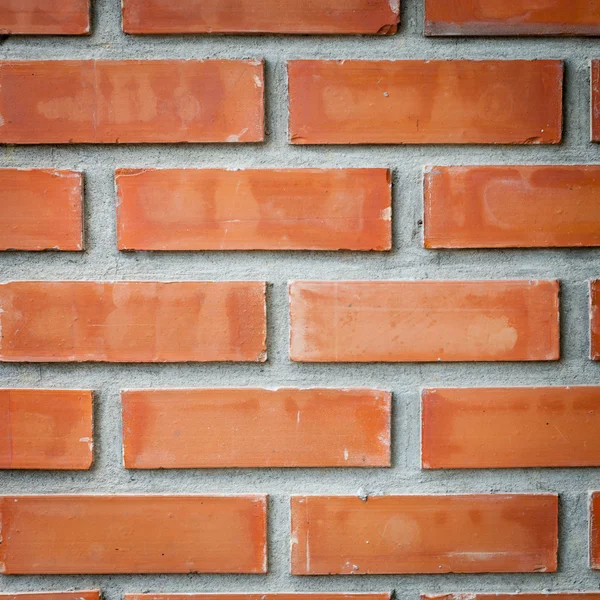 Parede de tijolo marrom — Fotografia de Stock