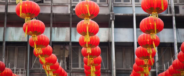 Lantern decorations for Chinese New Year. — Stock Photo, Image