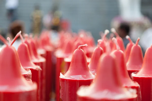 Velas rojas — Foto de Stock