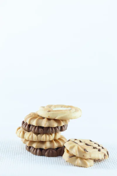 एक नॅपकिन वर कुकीज — स्टॉक फोटो, इमेज