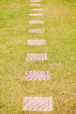 Bahçe yürüyüş yolları