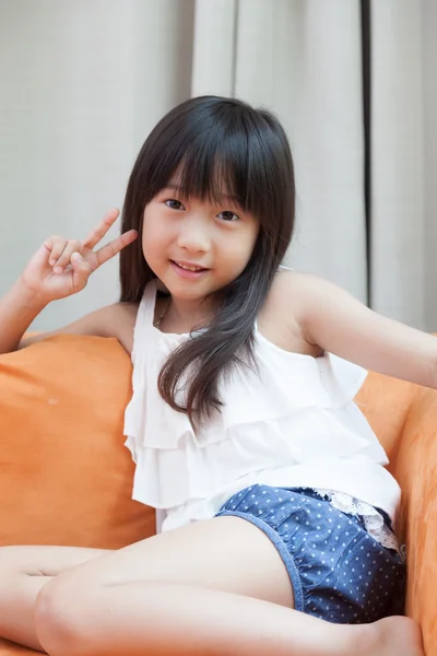 Child asia girl. — Stock Photo, Image