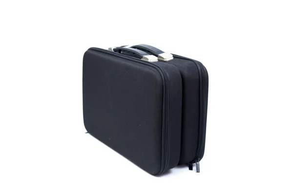 Dva černý kufřík — Stock fotografie