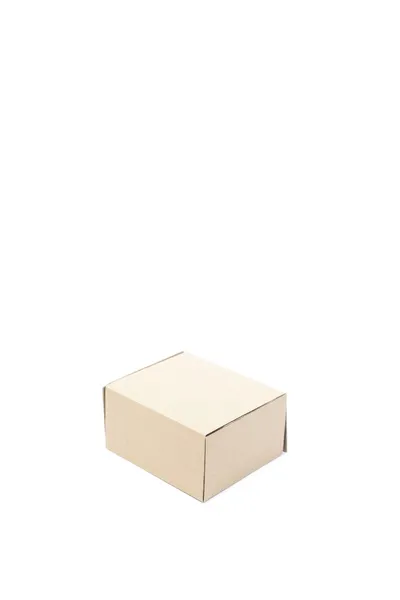 Одна коричневая коробка — стоковое фото