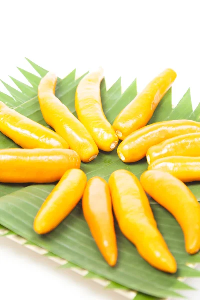 Capsicum on plate — Stock Photo, Image