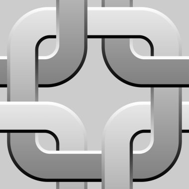 bükülmüş halkalar seamless modeli