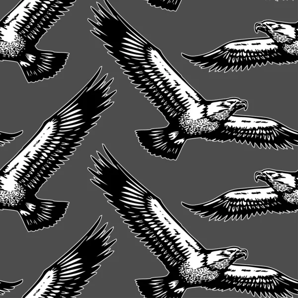 Eagles modello scuro — Vettoriale Stock