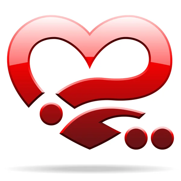 Καρδιά σχήμα διανυσματικού αντικειμένου — Διανυσματικό Αρχείο