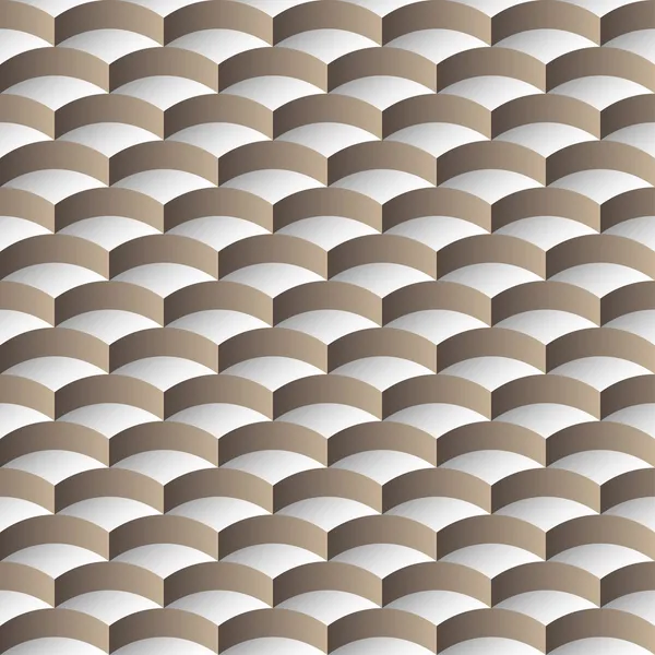 Escala abstracta Fondo de patrón inconsútil 3D — Vector de stock