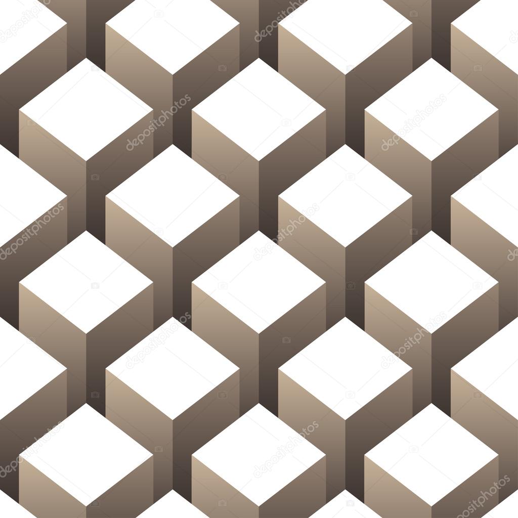 Boxes 3d seamless background illustration