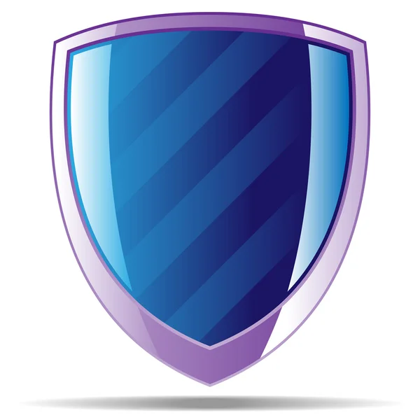 Gestreepte badge — Stockvector