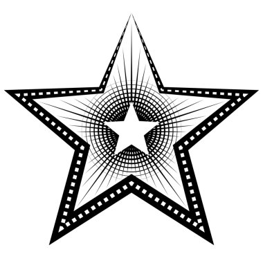 Star. vektör resim