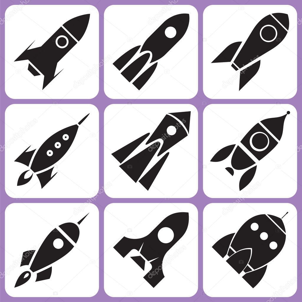 rocket icons