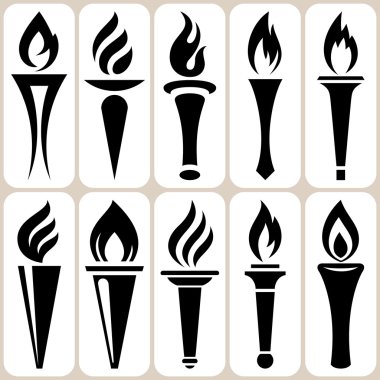 meşale Icons set