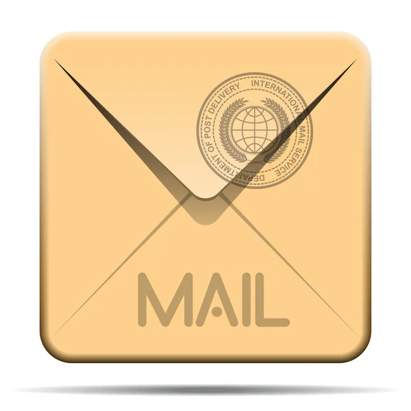 Mail envelope icon — Stock Vector