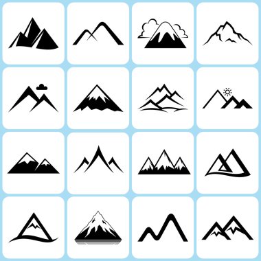 dağ Icons set