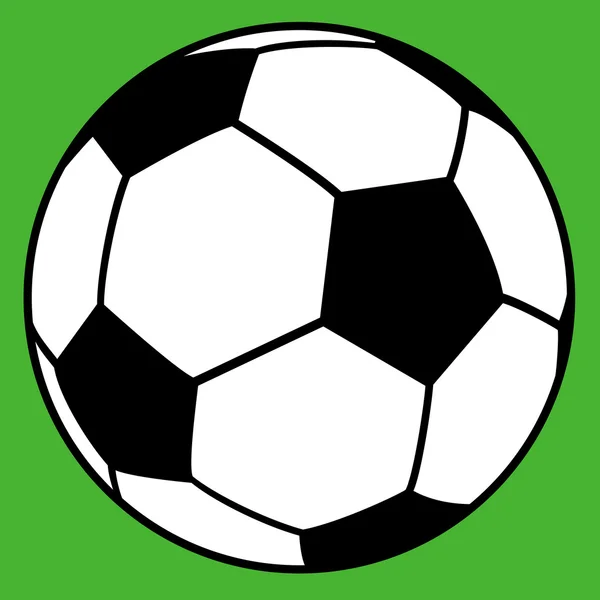 Balle de football — Image vectorielle