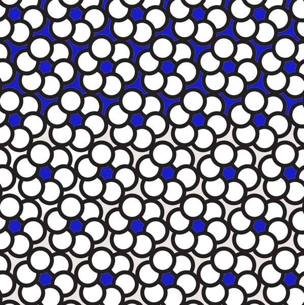 Blue circles seamless pattern — Stock Photo, Image