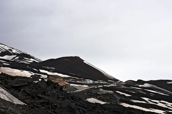 Haut du volcan, Etna — Photo