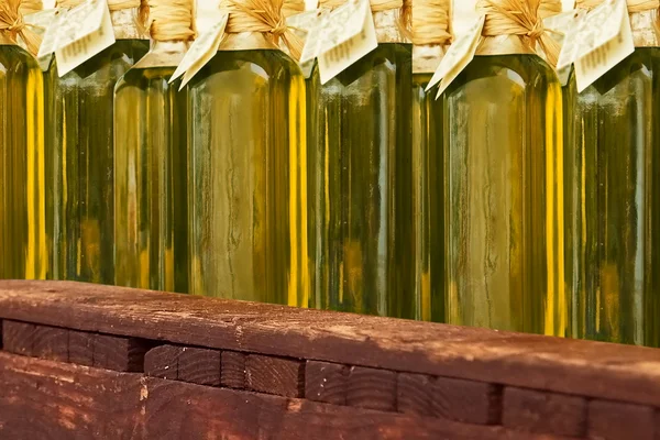 Додаткова незаймана оливкова олія Ліцензійні Стокові Фото