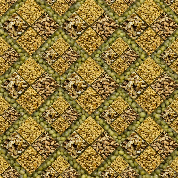 穀物の幾何学的な繰り返しパターン — ストック写真