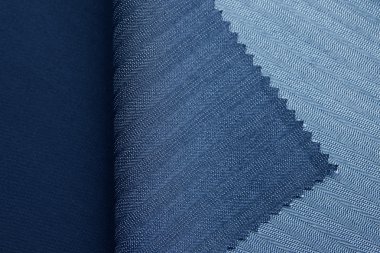 Mavi polyester Tekstil