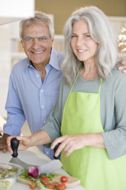 üst düzey iki sağlıklı yemek pişirme
