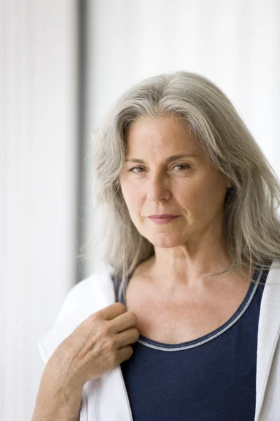 Portrait of senior woman — Stock Photo, Image