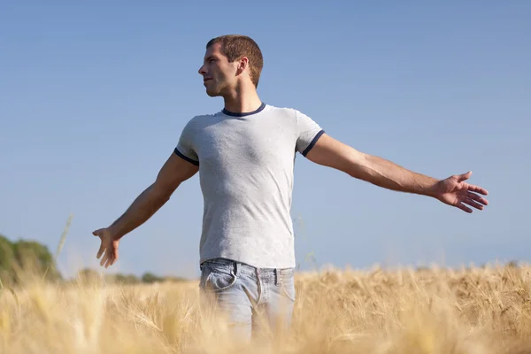 Young man enjoying life — Stock Photo, Image