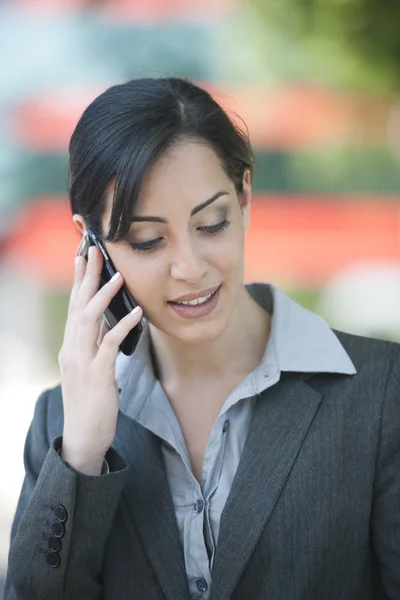 Businesswoman on the phone — Stock Photo, Image