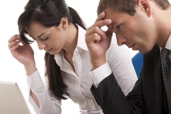 Exhausted business People — Stock Photo, Image