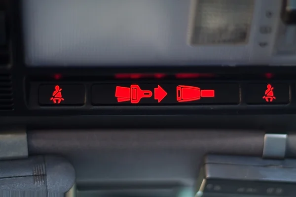 Seatbelt Warning light — Stock Photo, Image