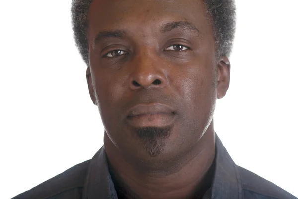 Black male headshot — Stock Photo, Image