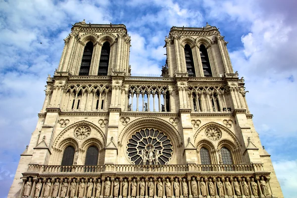 Katedral Notre Dame de Paris, Frankrike — Stockfoto