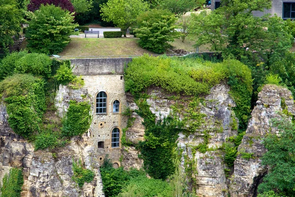 Люксембургский дом в скале Стоковое Фото