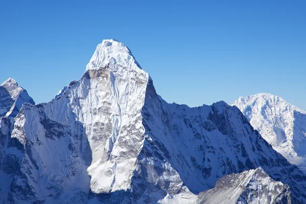 Гора Ама Даблам, вид с вершины Айленд Пик, Непал Стоковая Картинка