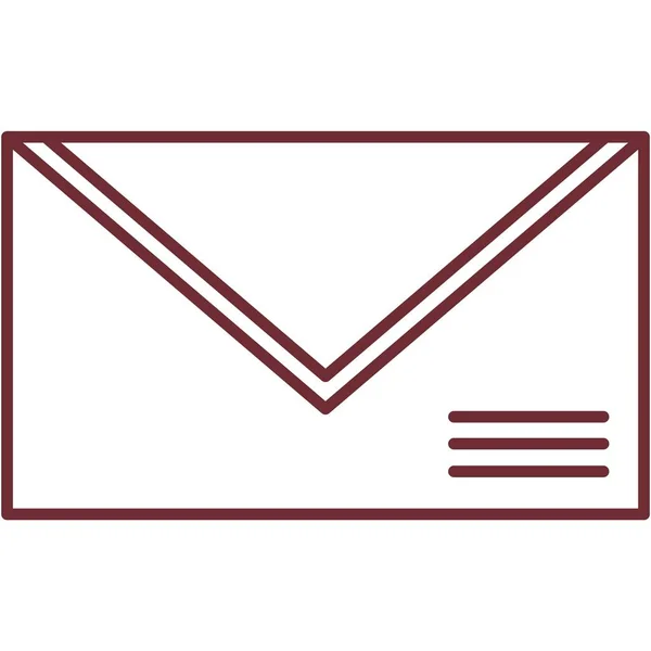 Envelop Vector Mail Icon Email Letter Symbol Web Newsletter Illustration — Wektor stockowy