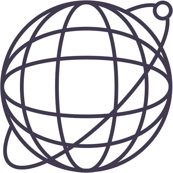 Globe icon. Vector world. Global internet. Earth and network symbol. Planet sphere pictogram illustration isolated on white background