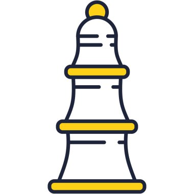 Satranç taşı şövalye figürü vektör simgesi. Stratejik oyun, iş seçimi ve meydan okuma kavramı. Stratejinin basit sembolü