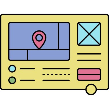 Çevrimiçi alışveriş vektörü. Yerel iş seo optimizasyon ikonu. Pazarlama ve satış promosyonu