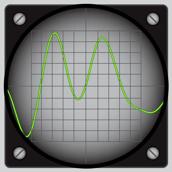 Oscilloscope — Image vectorielle