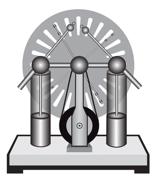 Elektrostatische machine — Stockvector