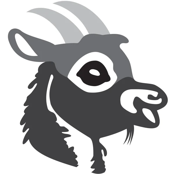 A cabeça de cabra —  Vetores de Stock