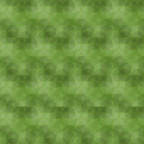 Bezproblémové Zelené Pozadí Kruhů Různých Odstínů — Stock fotografie