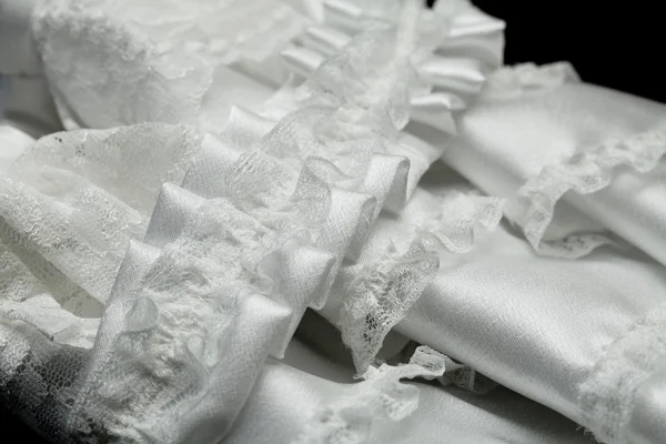 Falda de costura adornada con cordones — Foto de Stock