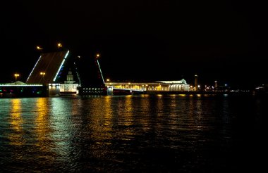 gece köprü petersburg